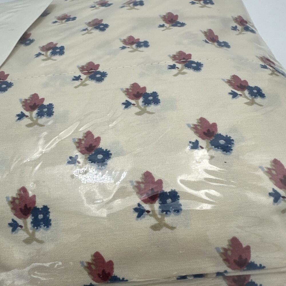 New Vintage Martha Stewart Everyday Twin Sheet Set Floral Kmart - Picture 2 of 5